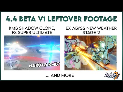 KMB Kagebunshin, New Abyss Weather and More - 4.4 Beta v1 Leftover Footage - Honkai Impact 3