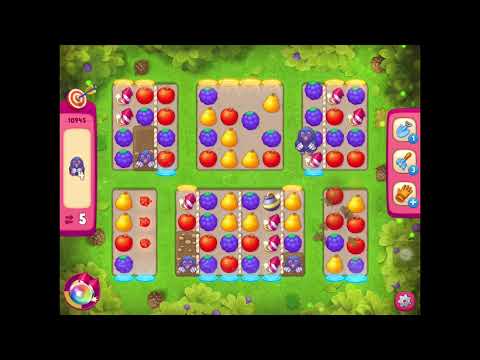 ⛔️Gardenscapes Challenge Level 10945.   (Used Magic Hat boosters and 1 rainbow blast)