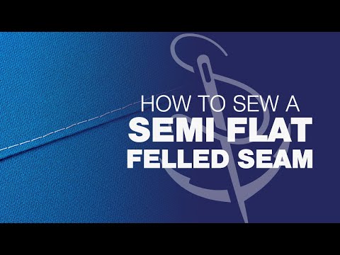 Semi Flat Felled Seam Construction