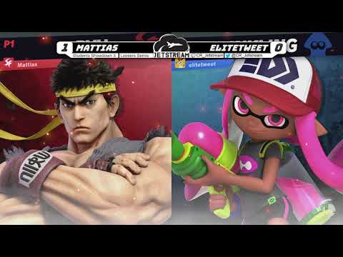 Students Showdown 3 Losers Semis - Mattias (Ryu) Vs. Elitetweet (Inkling) Smash Ultimate - SSBU