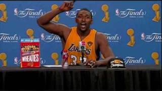 Ron Artest: The Crazy Champion!!!