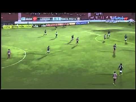 GOL DE THIAGO HUMBERTO PARA O LINENSE - LINENSE 1 X 1 PONTE PRETA