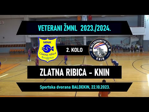 VETERANI ŽMNL: ZLATNA RIBICA - KNIN  0:1, 22.10.2023.