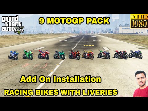 GTA 5 : HOW TO INSTALL 9 MOTOGP RACING BIKES PACK (2021) MOD🔥🔥🔥