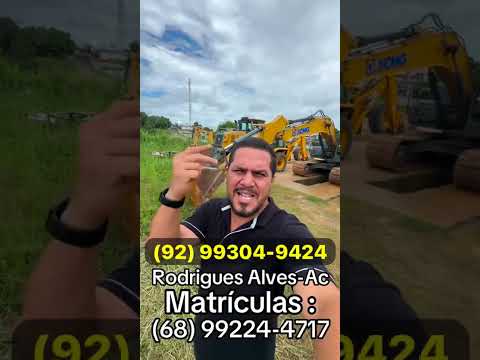 Grupo vencer curso operador de máquinas pesadas na cidade de Rodrigues Alves Acre