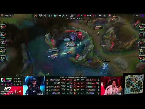 OMG Creme with an insane Yone ult in the LPL