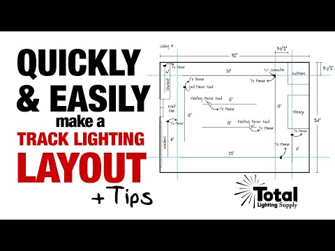 How to Quickly & Easily make a Track Lighting Layout