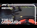 Perez And Leclerc Collide And The Top 10 Onboards | 2023 Mexico City Grand Prix | Qatar Airways