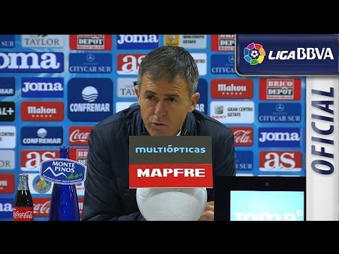 Rueda de Prensa de Alcaraz tras el Getafe CF (3-3) Granada CF - HD