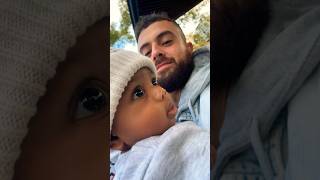 White father, Black baby #funny #cute #family #love #laugh