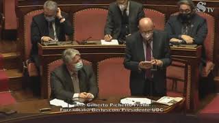 Pichetto - Intervento in Senato (20.01.21)