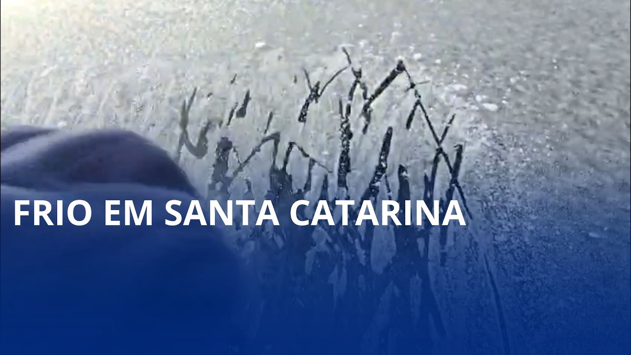 Áreas de baixa pressão vão impulsionar a frente fria que vai se deslocar na quarta-feira por Santa Catarina.