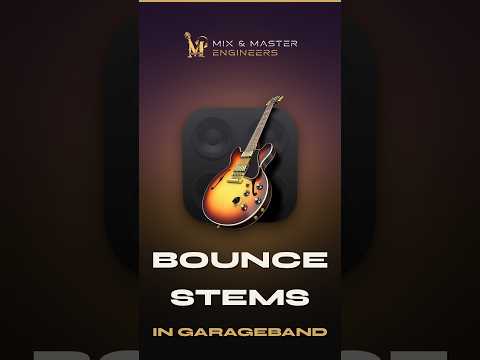 Video: how to export stems in GarageBand
