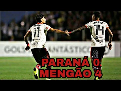 SÓ GOLS! PARANÁ 0 X 4 FLAMENGO 21/10/2018