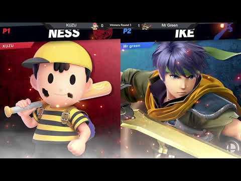 USK7 WR3 - KUZU (Ness) vs Mr Green (Ike) - Smash Ultimate