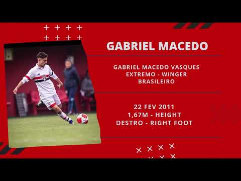 GABRIEL MACEDO - EXTREMO/WINGER - 2011 - Season 2024