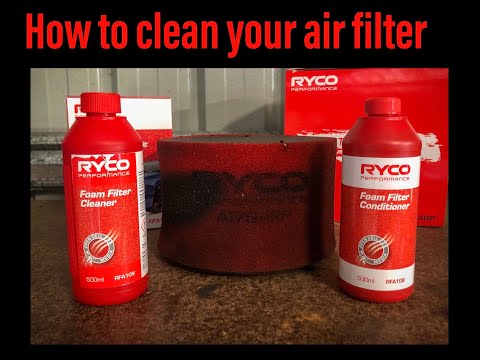 How to clean your air filter