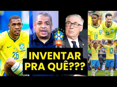 VAMPETA: “EU NÃO FARIA ISSO! SE EU FOSSE o ANCELOTTI…” VAMP FOI DIRETO antes de BRASIL x NORUEGA!