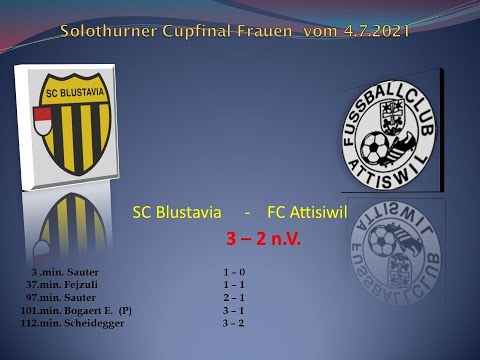 Frauen Solothurner-Cupfinal 2021 SC Blustavia - FC Attiswil