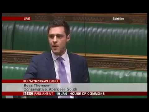 Ross Thomson: EU Withdrawal Bill