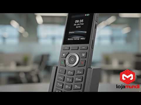 Video do produto Telefone Sem Fio DECT Fanvil W610D 4 Linhas SIP Robusto