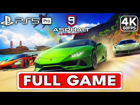 ASPHALT 9: LEGENDS Gameplay Walkthrough FULL GAME [4K 60FPS PS5 PRO] - No Commentary