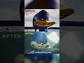 Before Vs After Shin Sonic Chases People