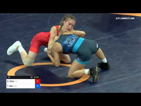 53 Kg Rr Rnd 2 Katherine Shai Titan Mercury Wrestling Club TMWC Vs Tiare Ikei Unattached