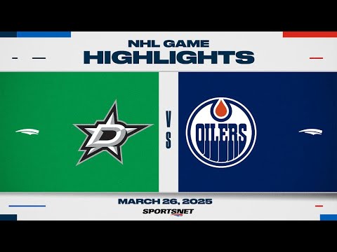 NHL Highlights | Stars vs. Oilers - March 26, 2025