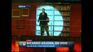 Las Noticias por el Nueve -- Ricardo Arjona en vivo