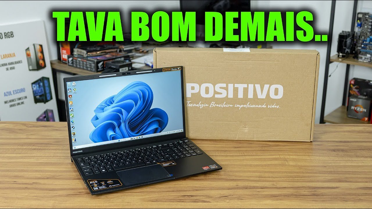 POSITIVO VISION R15 EM JOGOS, ACABEI DESCOBRINDO UM PROBLEMA CHATO