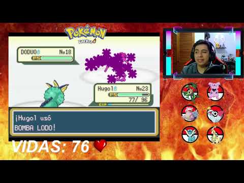 Pokémon Rojo MEGALOCKE Ep. 17: El teniente mamadisimo jajajajaja