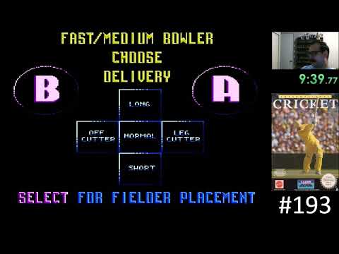 Ultimate NES Challenge 193 - International Cricket