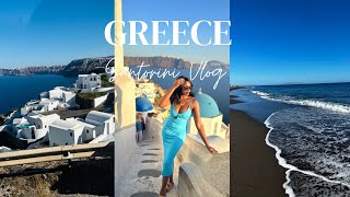 GREECE TRAVEL VLOG | SANTORINI BAECATION | hey it’s Becca!