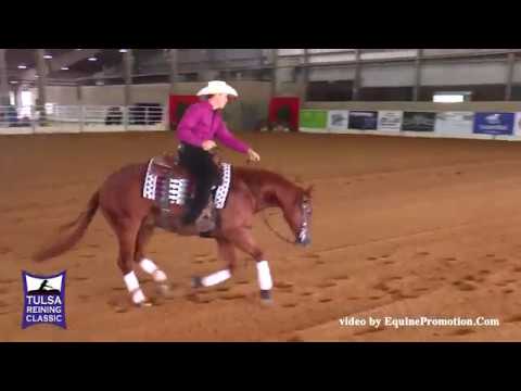 Got That Iowa Shine shown by Josh Murphy - 2019 Tulsa Reining Classic Open