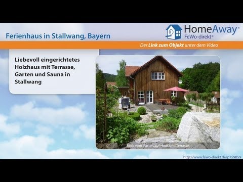 Bayerischer Wald: Liebevoll eingerichtetes Holzhaus mit Terrasse, Garten und - FeWo-direkt.de Video