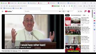 460 Thế Giới Nhìn Từ Vatican 17 5 23 5 2013