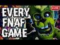 BEATING EVERY FIVE NIGHTS AT FREDDY S GAME FOR THE FIRST TIME LIVE