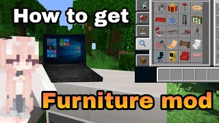 How to download furniture mod in Minecraft!||Addons/Mods