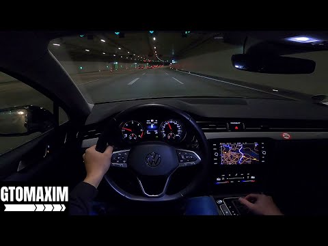 2021 VW Passat B8 Variant 2.0 TDI - POV night drive