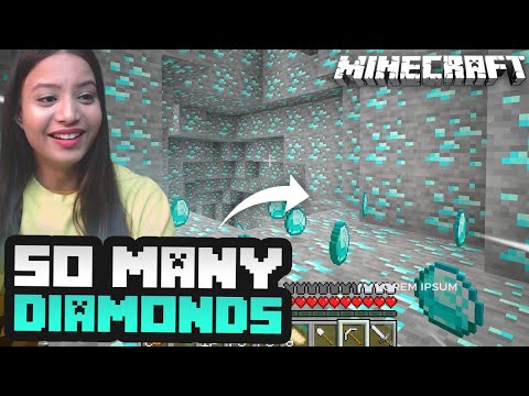 I found DIAMONDS in MINECRAFT | Funny Minecraft Survival Series (HINDI)