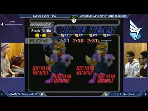MMOM145 SSBM - GWM420/Tiramisu (Red) vs. Project/Ses (Blue) - Melee Doubles LSF