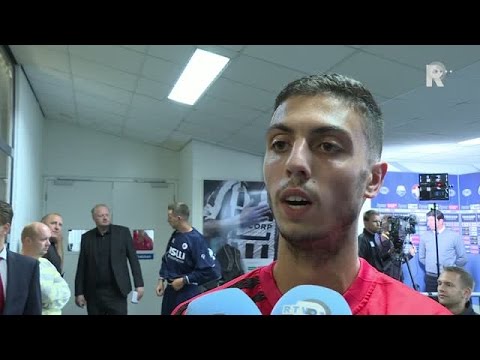 Hicham Faik na afloop van Willem II - Excelsior