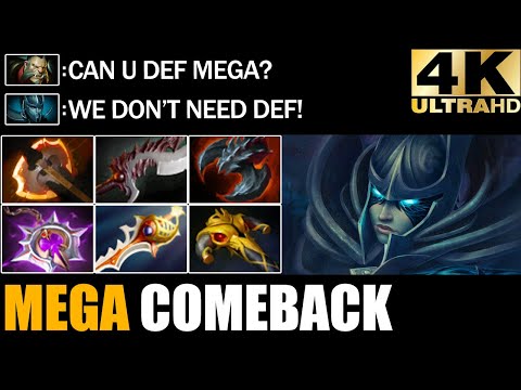 Divine Rapier Phantom Assassin Non-Stop Crit Epic Mega Creeps Comeback Dota 2 Pro Rank Patch 7.28