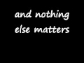 nothing else matters acoustic cover + lyrics 