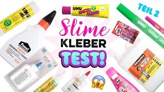 TEIL 2: SCHLEIM - KLEBER im TEST! Tricks für perfekten SLIME! Slime einfach selber machen Deutsch