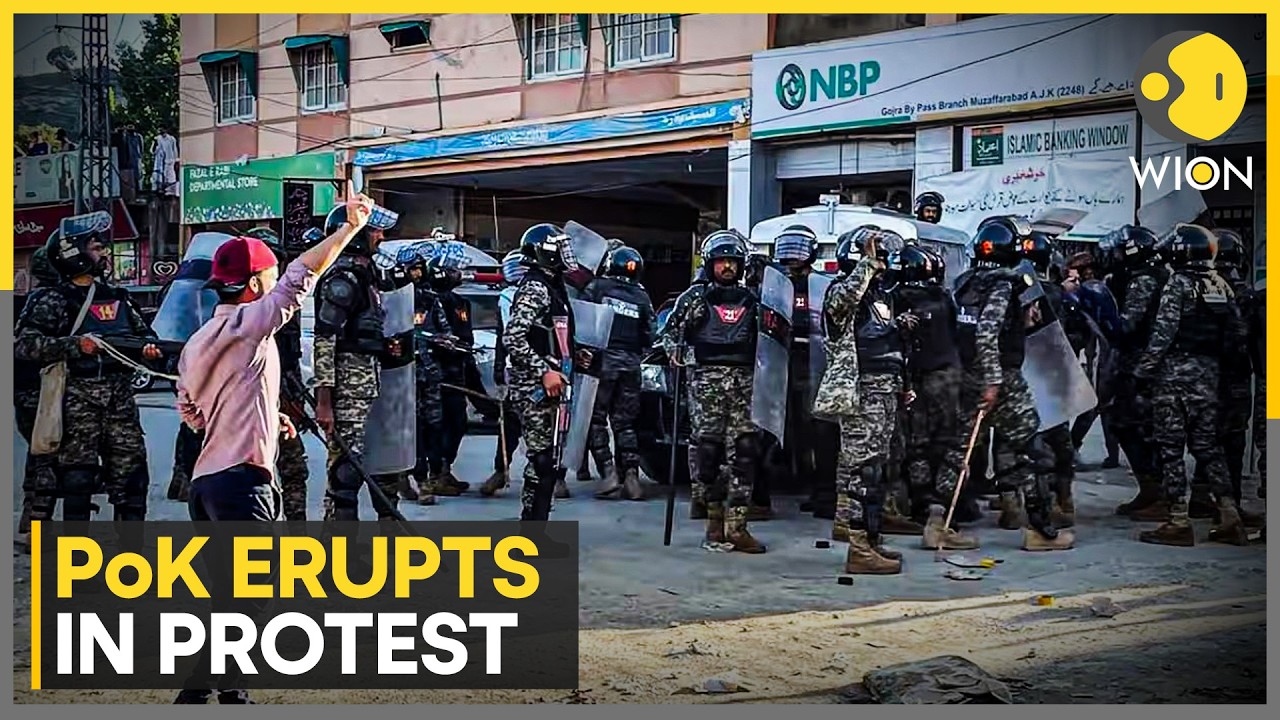 PoK Protest: JAAC Stages Sit-In Protest Despite Being Banned by Pakistani Govt | WION News