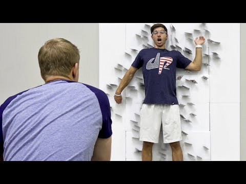 Card Throwing Trick Shots | Dude Perfect Video