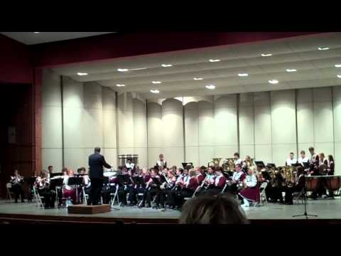 Norfolk Senior High School Symphonic Band at 2012 District Music Contest