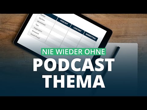 So gehen dir nie wieder die Themen für deinen Podcast aus